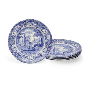 Spode Blue Italian Salad Plate 7 1/4" (Set of 4)